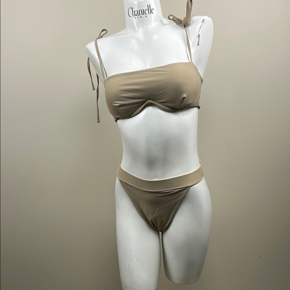 NEW FEELYN Toronto Tan Bikini Set LARGE no flaws